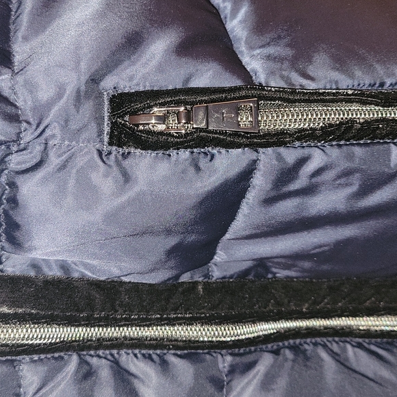 Sold. Tahari Mystic Blue Brooklyn Puffer Coat Winter jacket sz Small $240 NEW - Picture 9 of 11